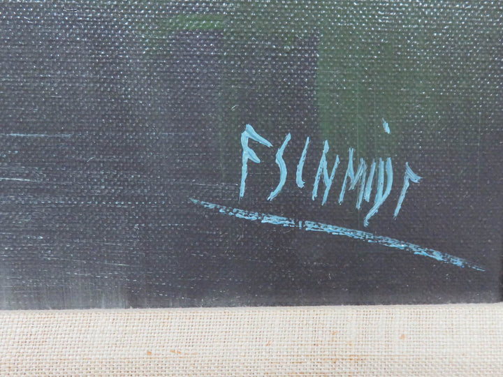 F. Schmidt Original Oil Painting