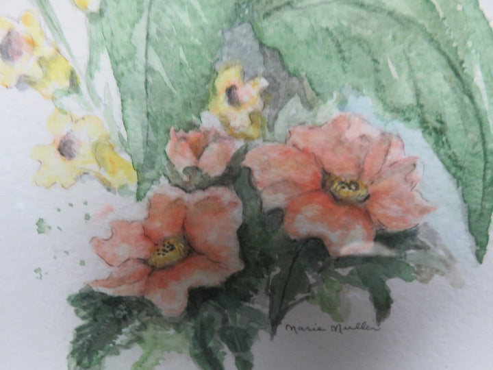 Original Floral Watercolor Painting
