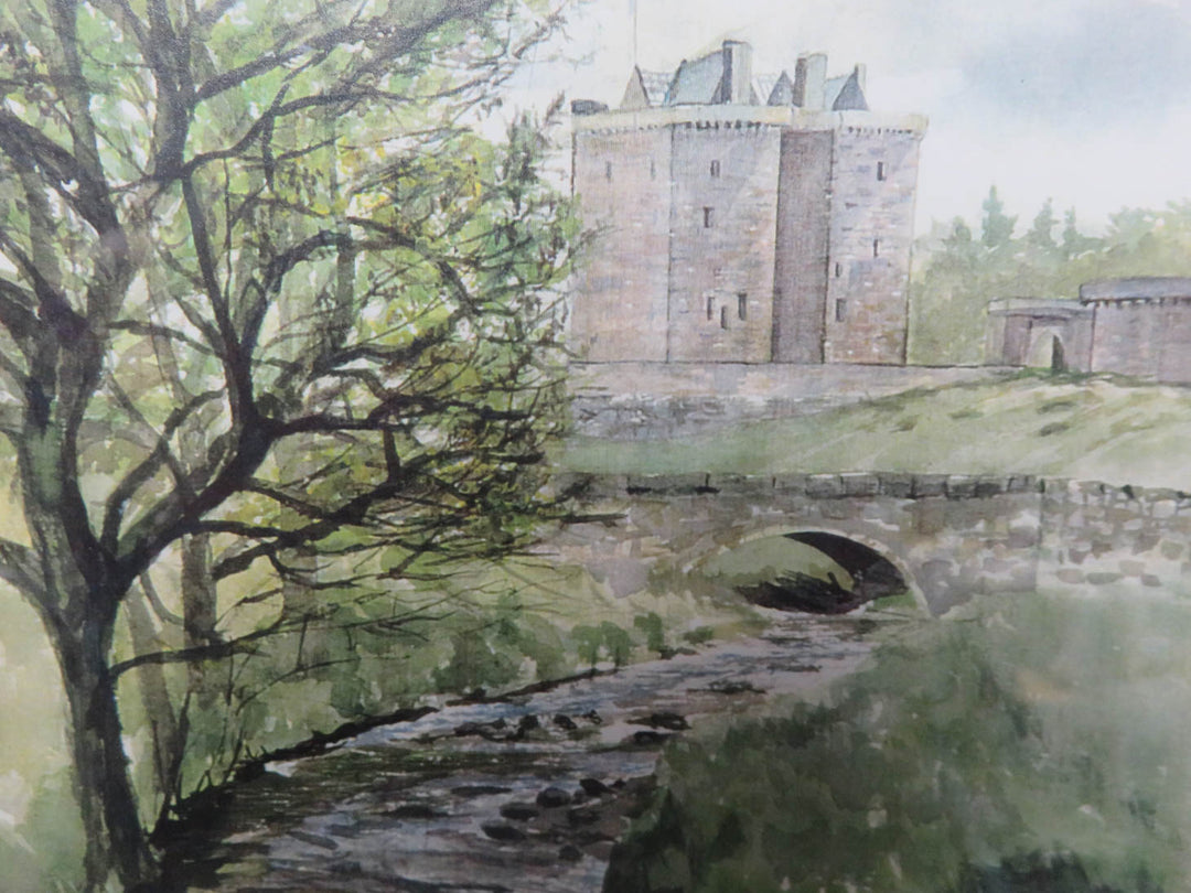 J.M. Neil Watercolor Painting
