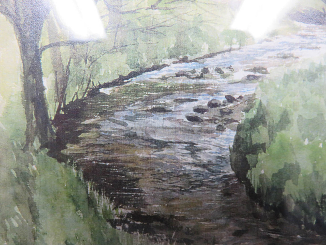 J.M. Neil Watercolor Painting