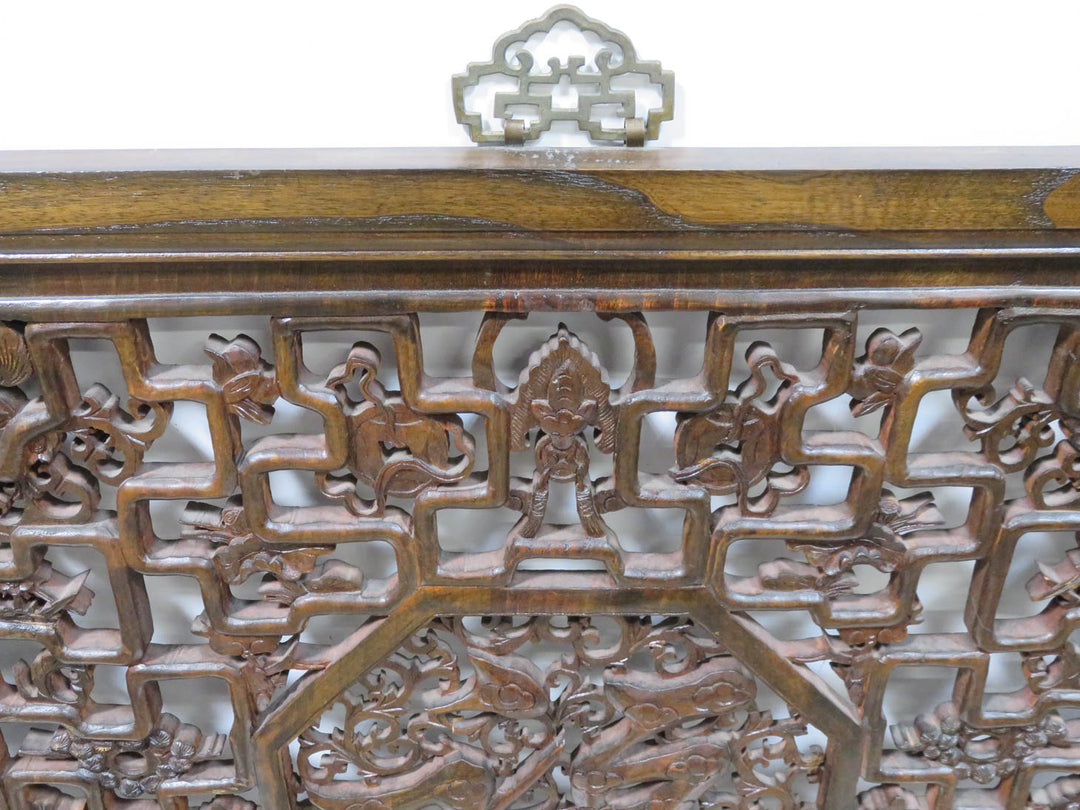 Chinese Wood Screen Carving