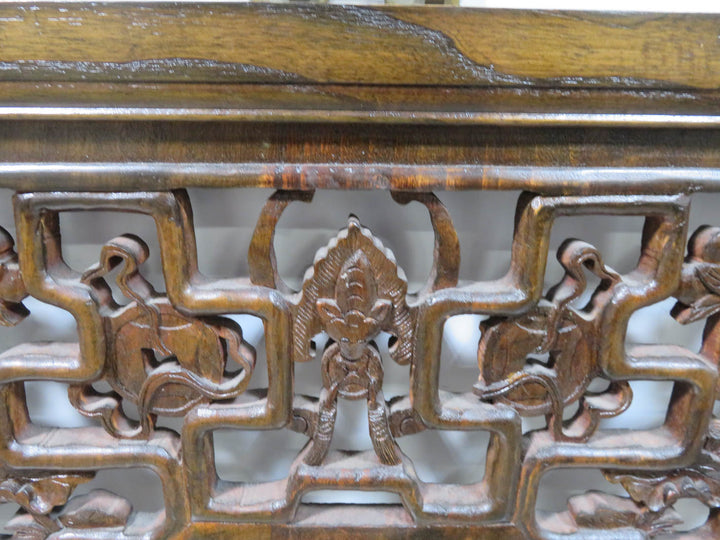 Chinese Wood Screen Carving