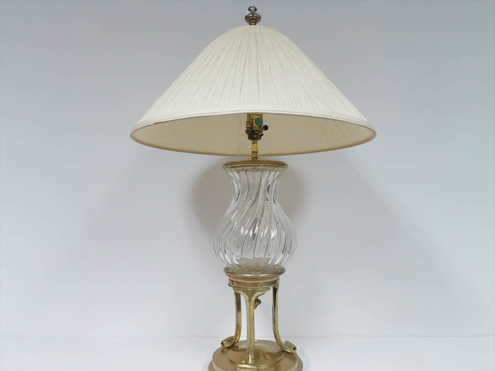Swirled Glass Table Lamp