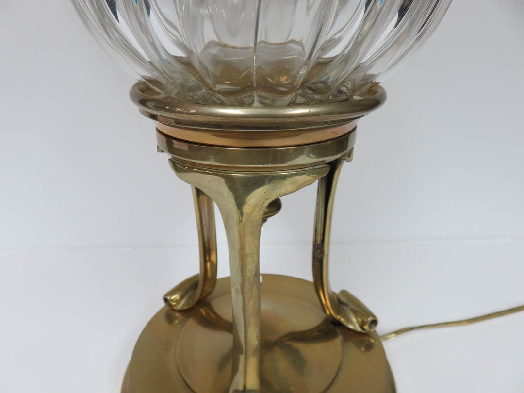 Swirled Glass Table Lamp