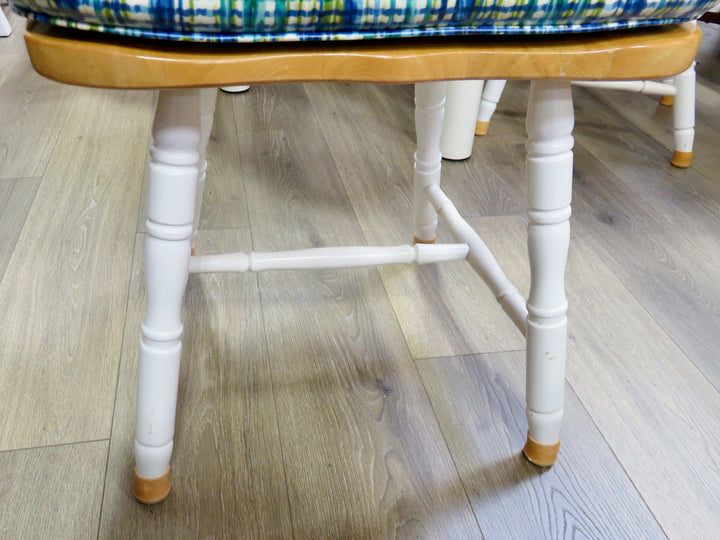 White Laminate Kitchen Table & Chairs