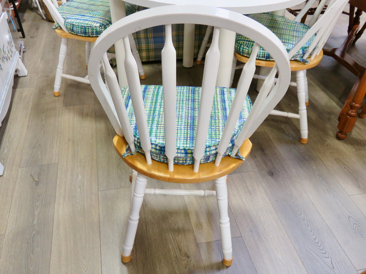 White Laminate Kitchen Table & Chairs
