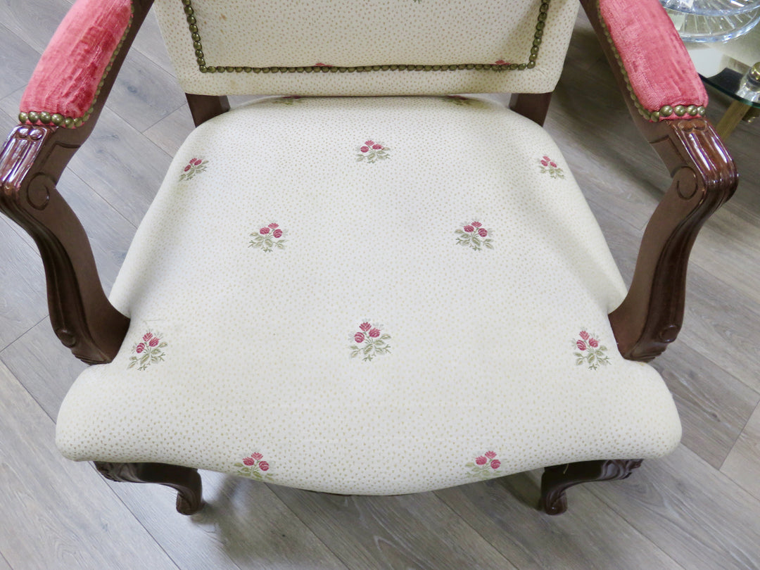 Lee Jofa Bergere Style Arm Chair