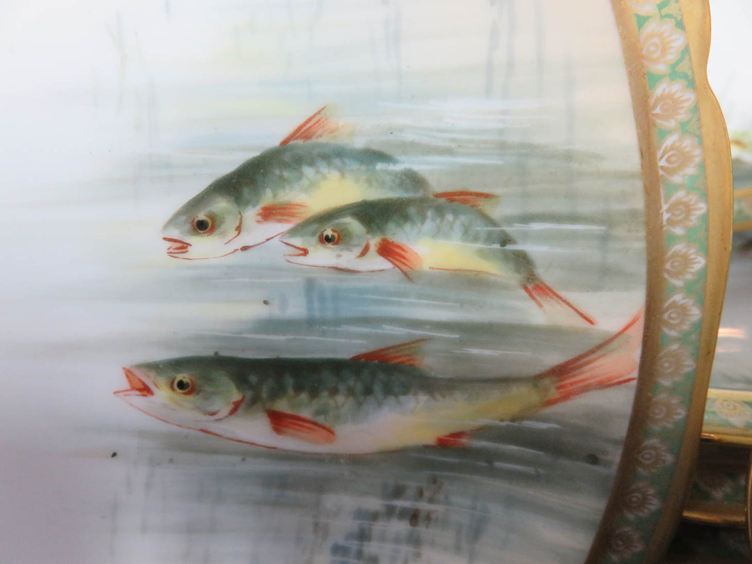 Limoges for Burley & Co. Fish Plates