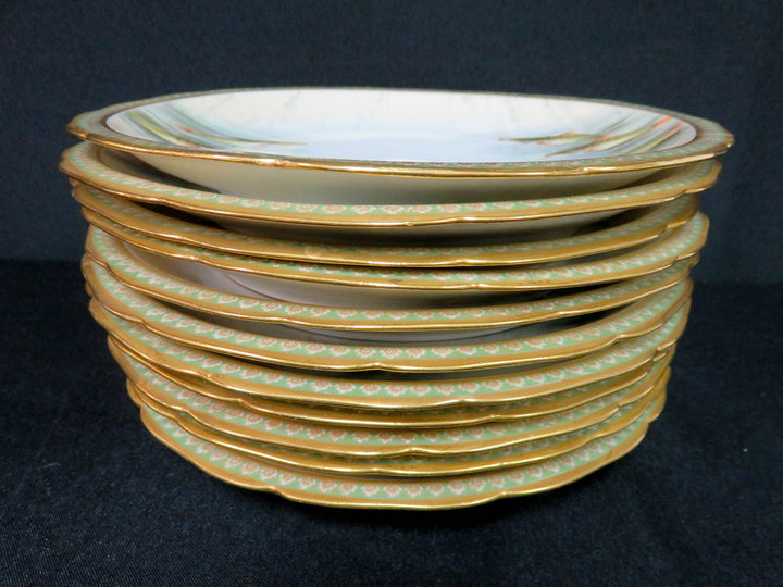 Limoges for Burley & Co. Fish Plates
