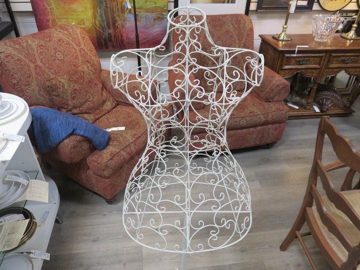 White Metal Dress Stand