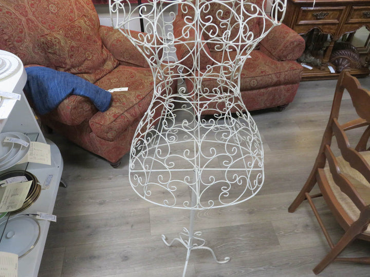 White Metal Dress Stand