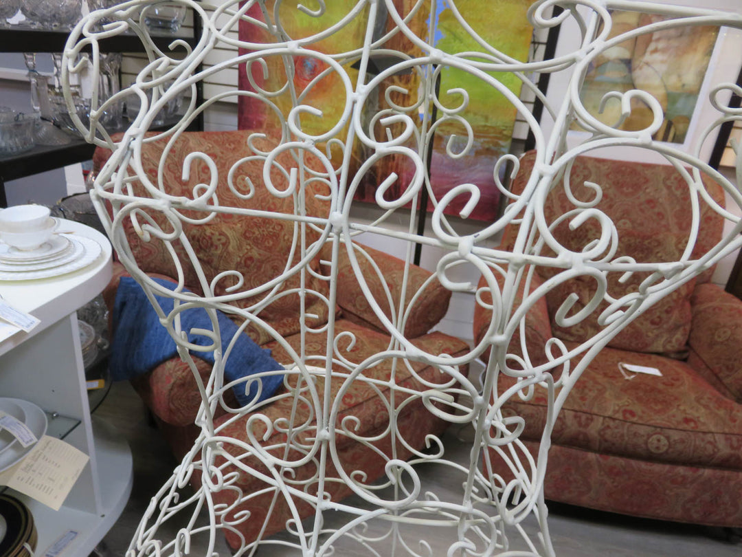 White Metal Dress Stand