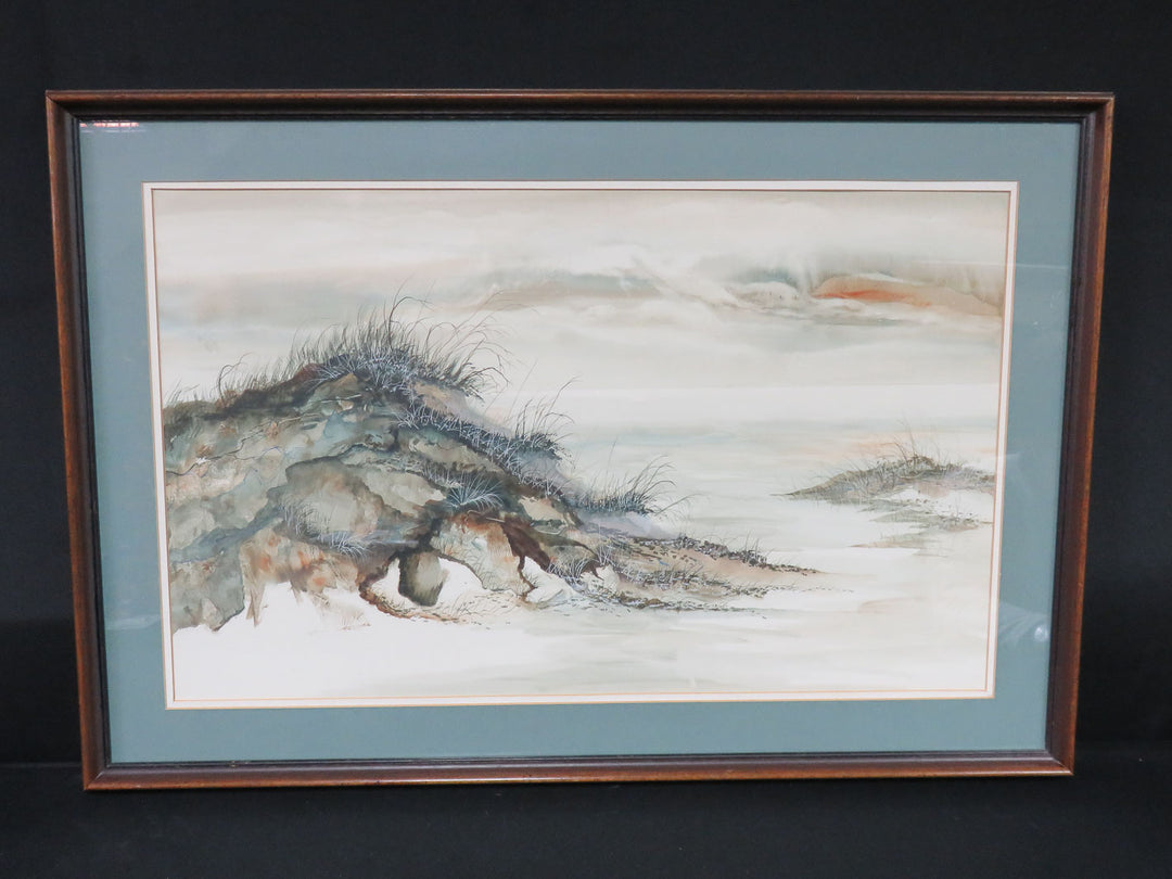 Sand Dunes Watercolor Painting - Original