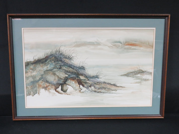 Sand Dunes Watercolor Painting - Original