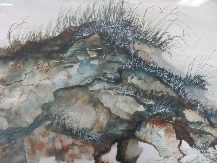 Sand Dunes Watercolor Painting - Original