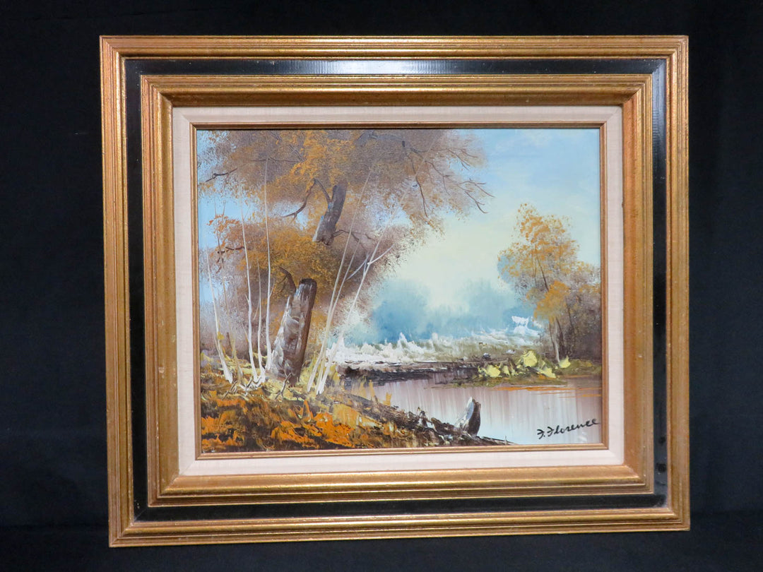Woodland Lanscape by F. Florence
