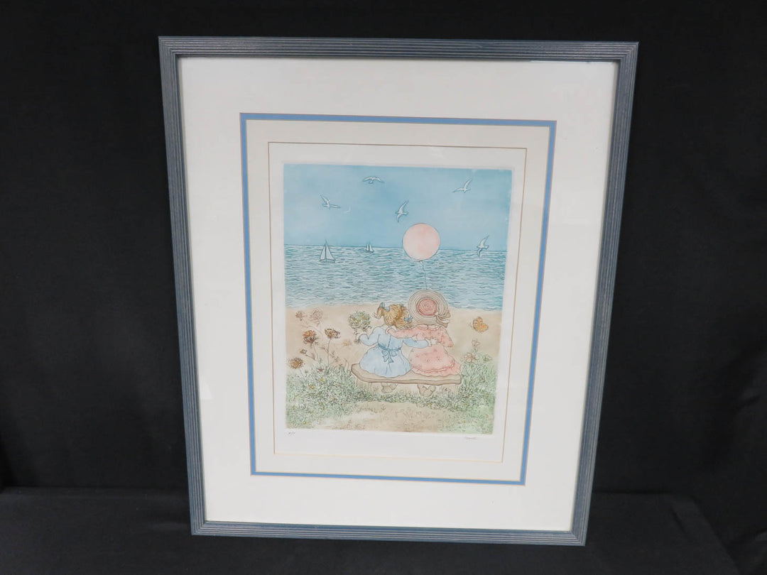 Friends at the Seashore Print