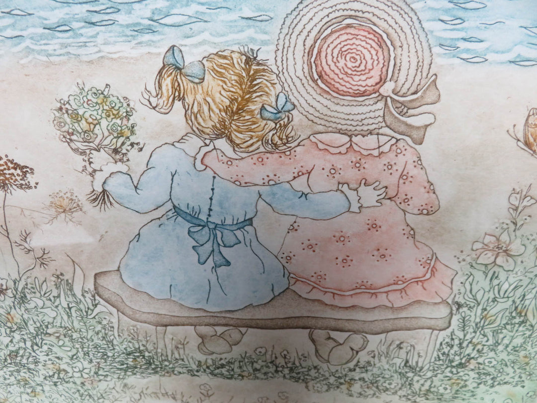 Friends at the Seashore Print