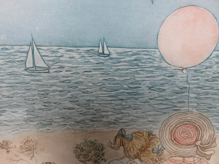 Friends at the Seashore Print