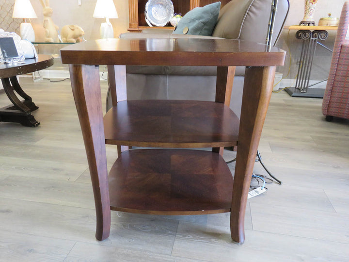 Parquet Top End Table