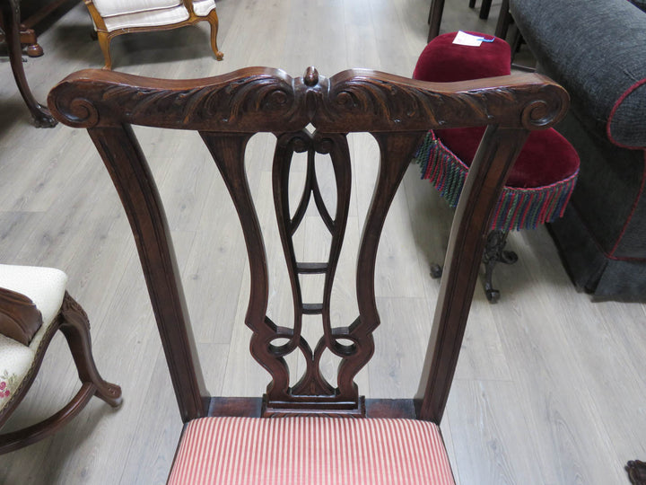 Four Chippendale Style Dining Chairs