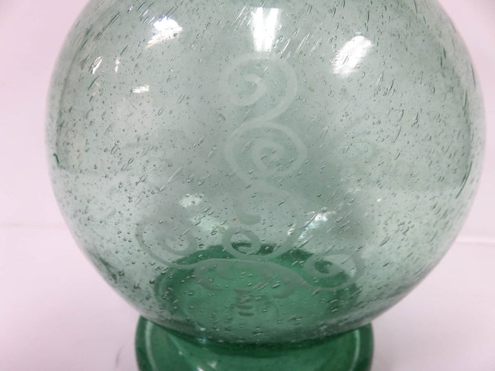 Green Tinted Glass Vase