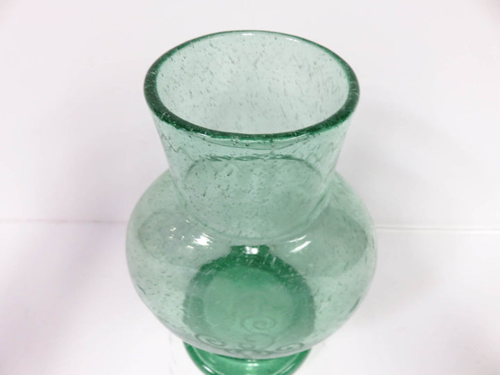 Green Tinted Glass Vase