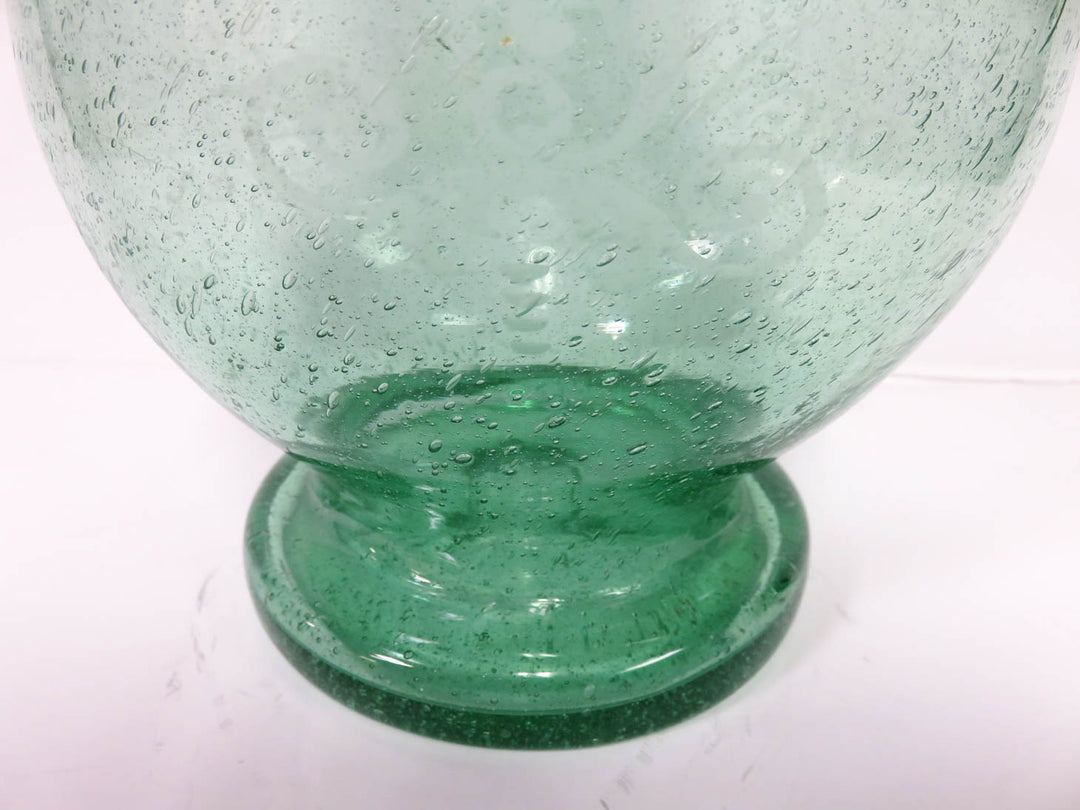 Green Tinted Glass Vase
