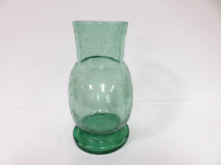 Green Tinted Glass Vase