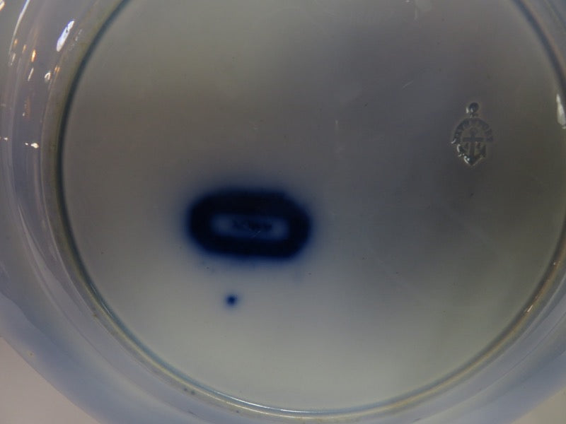 Flow Blue Davenport Plate