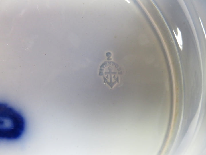 Flow Blue Davenport Plate