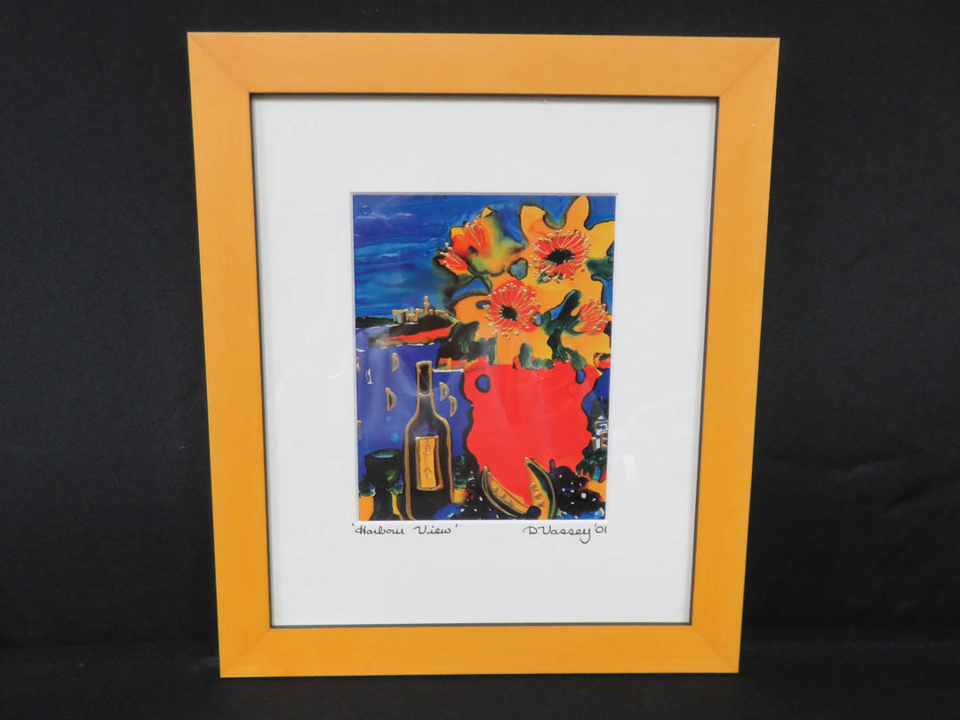 "Harbor View" Enhanced Print by Diane Vassely