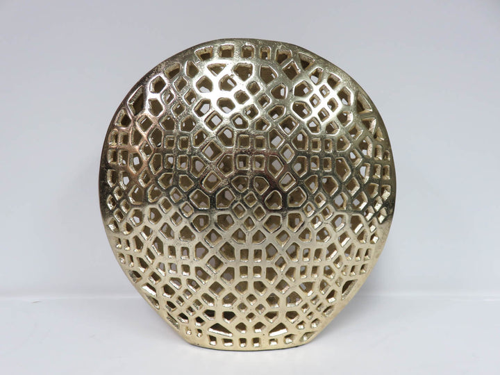Golden Oval Vase