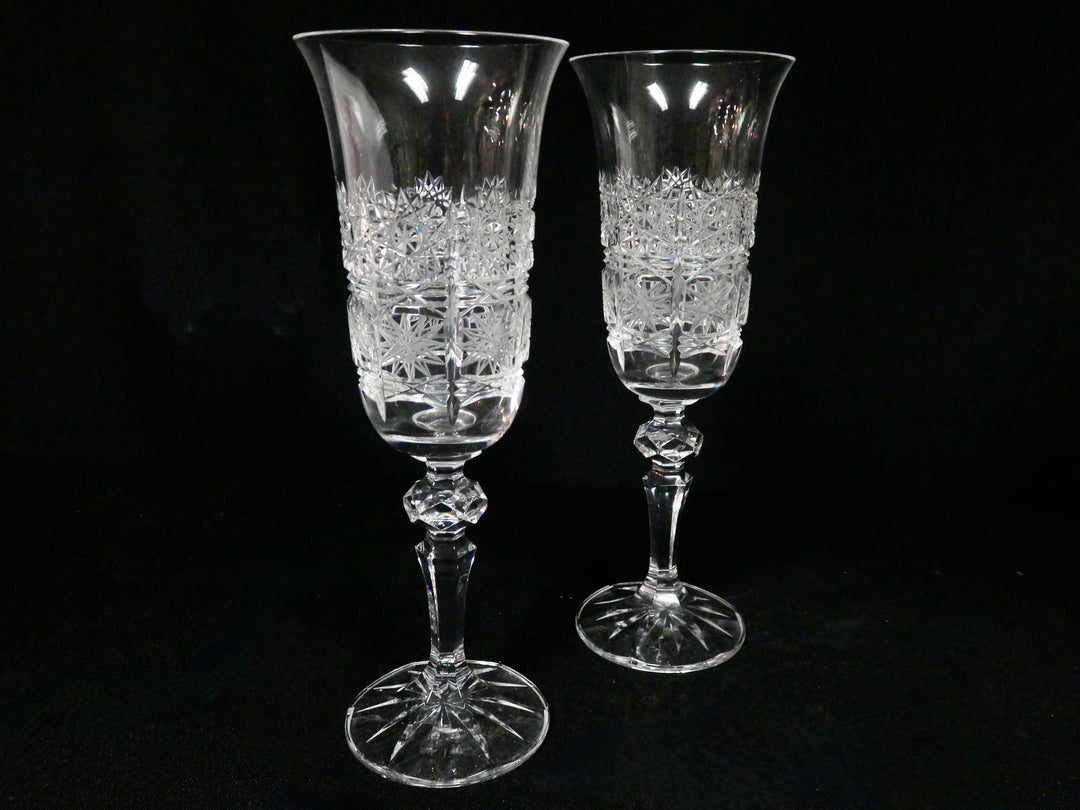 Crystal Champagne Flutes