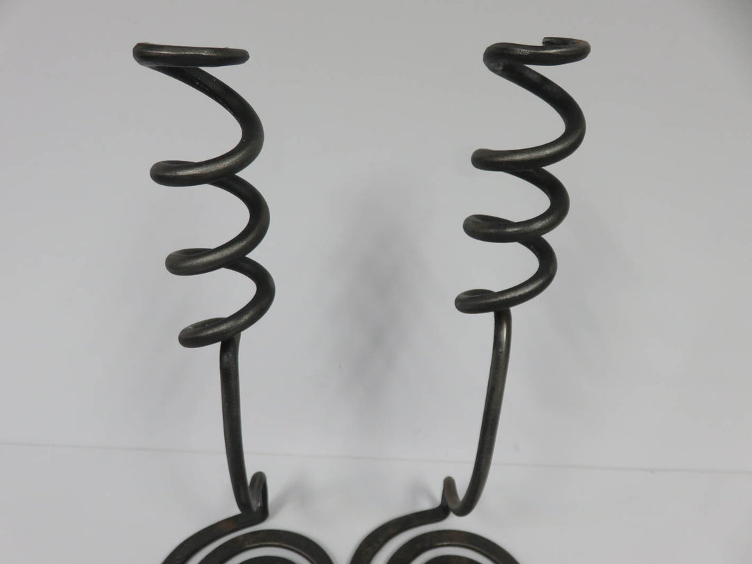 Iron Scrolled Candlesticks