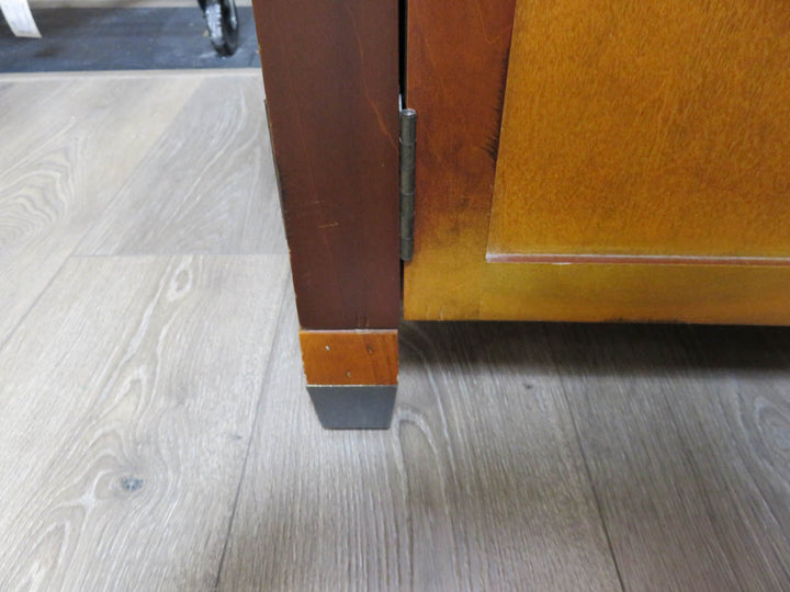 Light Wood Media Cabinet