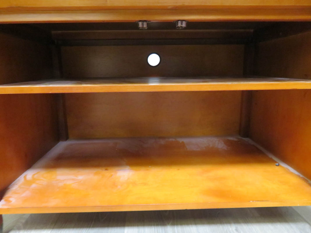 Light Wood Media Cabinet