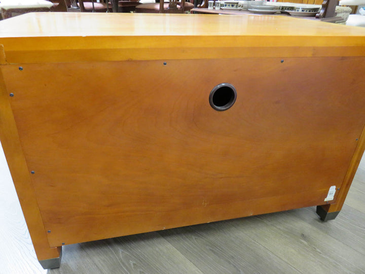 Light Wood Media Cabinet