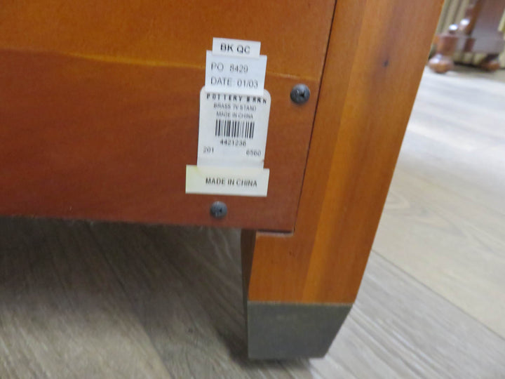 Light Wood Media Cabinet