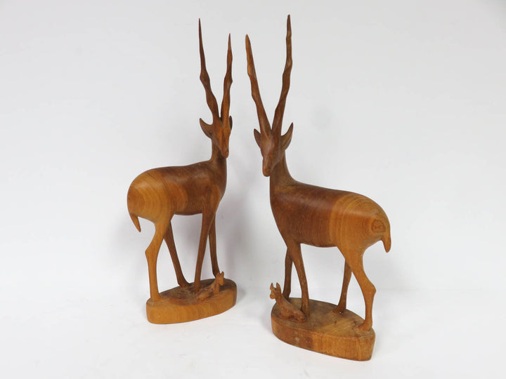 Carved Gazelle Figurine