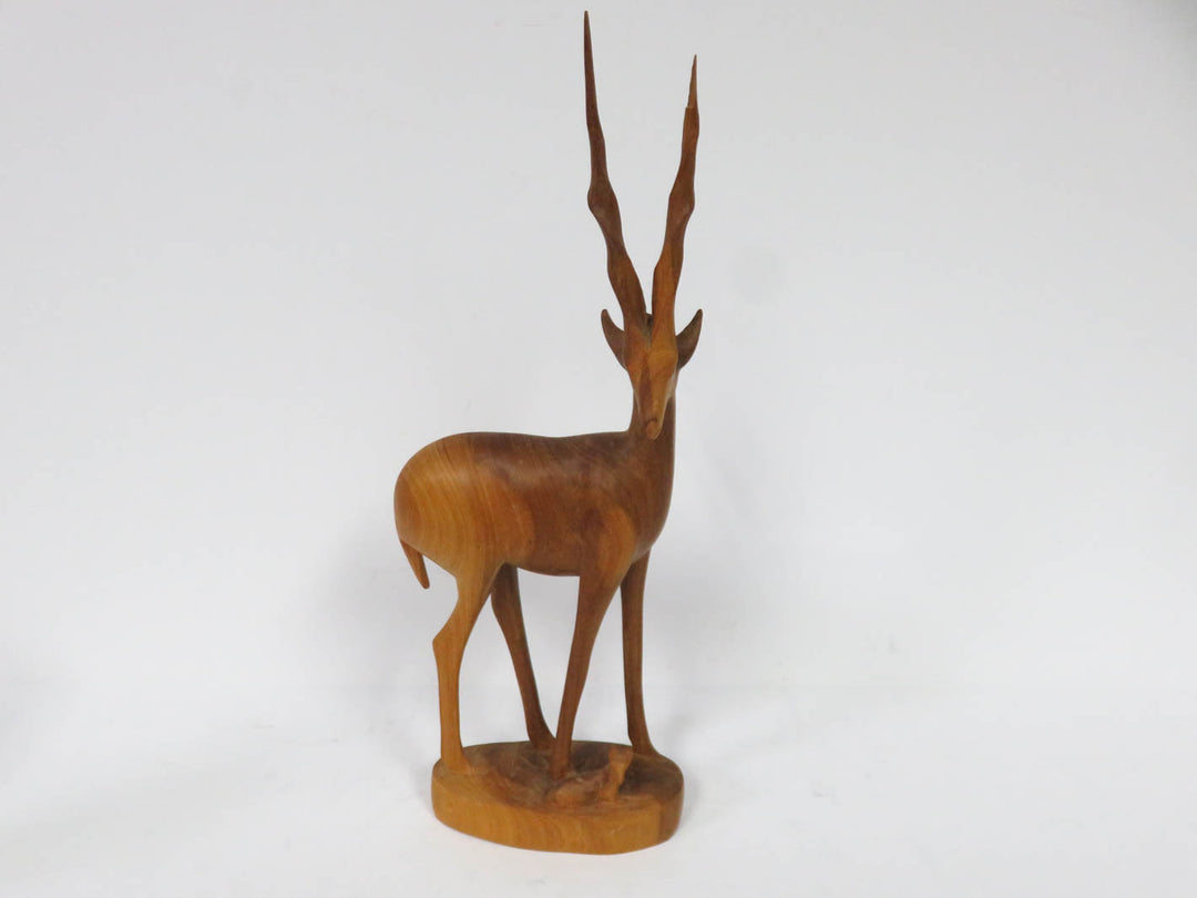 Carved Gazelle Figurine