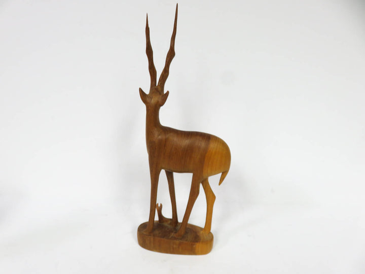 Carved Gazelle Figurine
