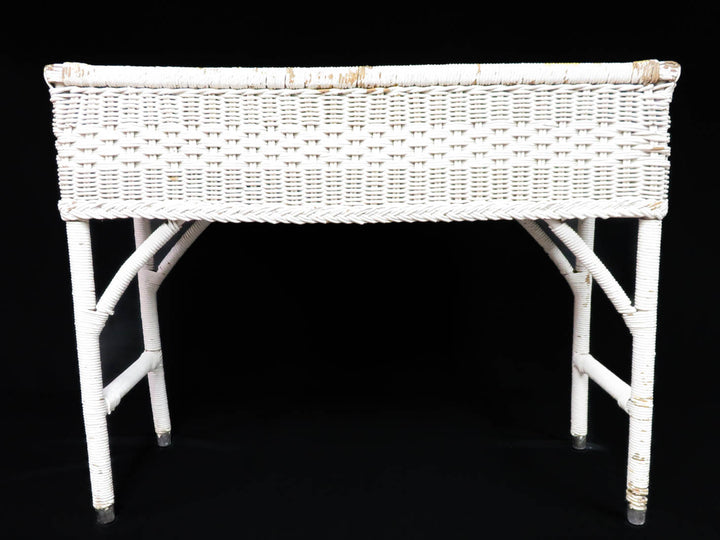 Painted Wicker Box Planter