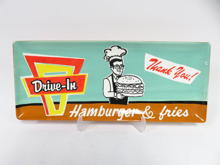 "Burgers To Go" Serving Platter