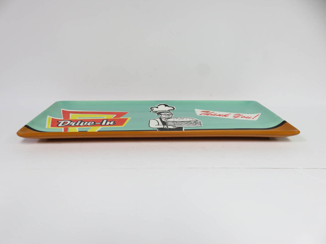 "Burgers To Go" Serving Platter