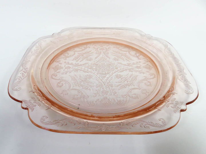Depression Glass Cake Plate