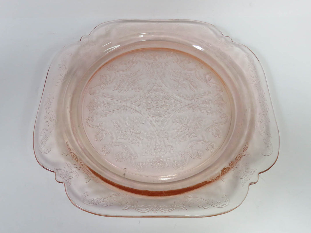 Depression Glass Cake Plate