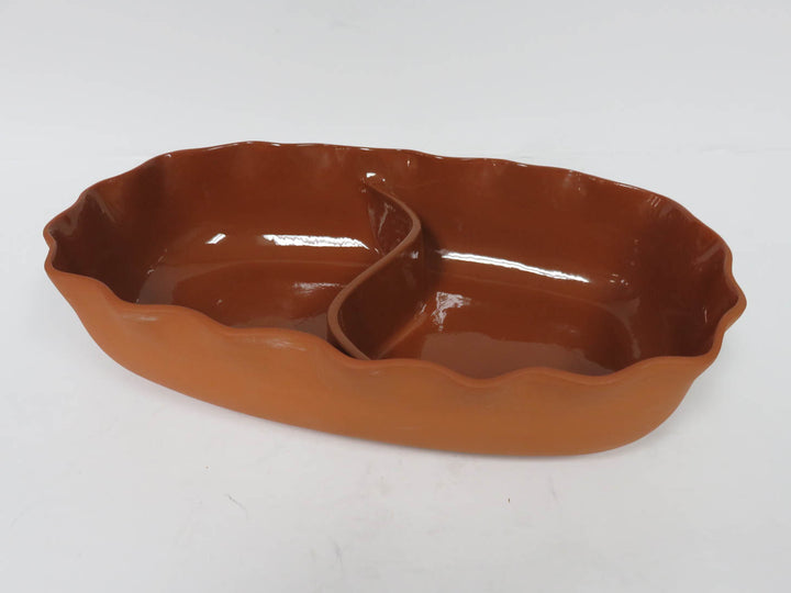 Crate & Barrel Divided Dish