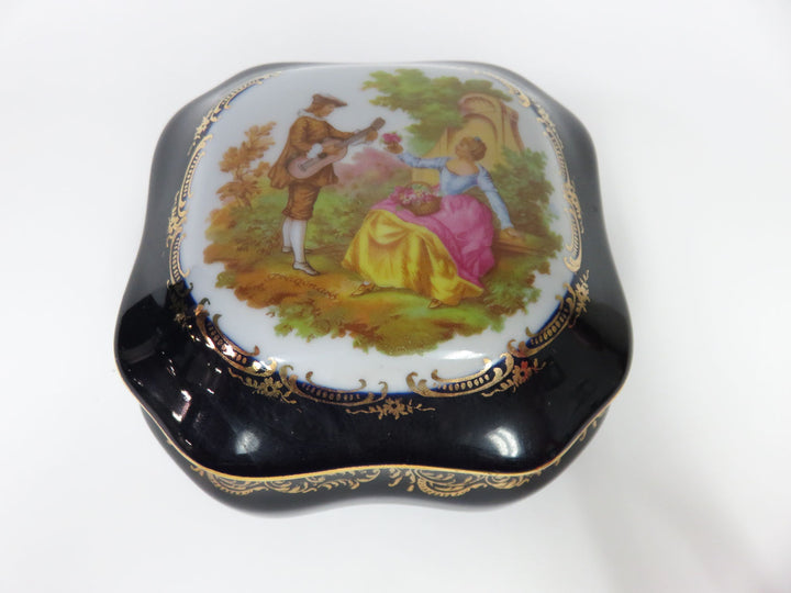 Limoges Castel Trinket Box