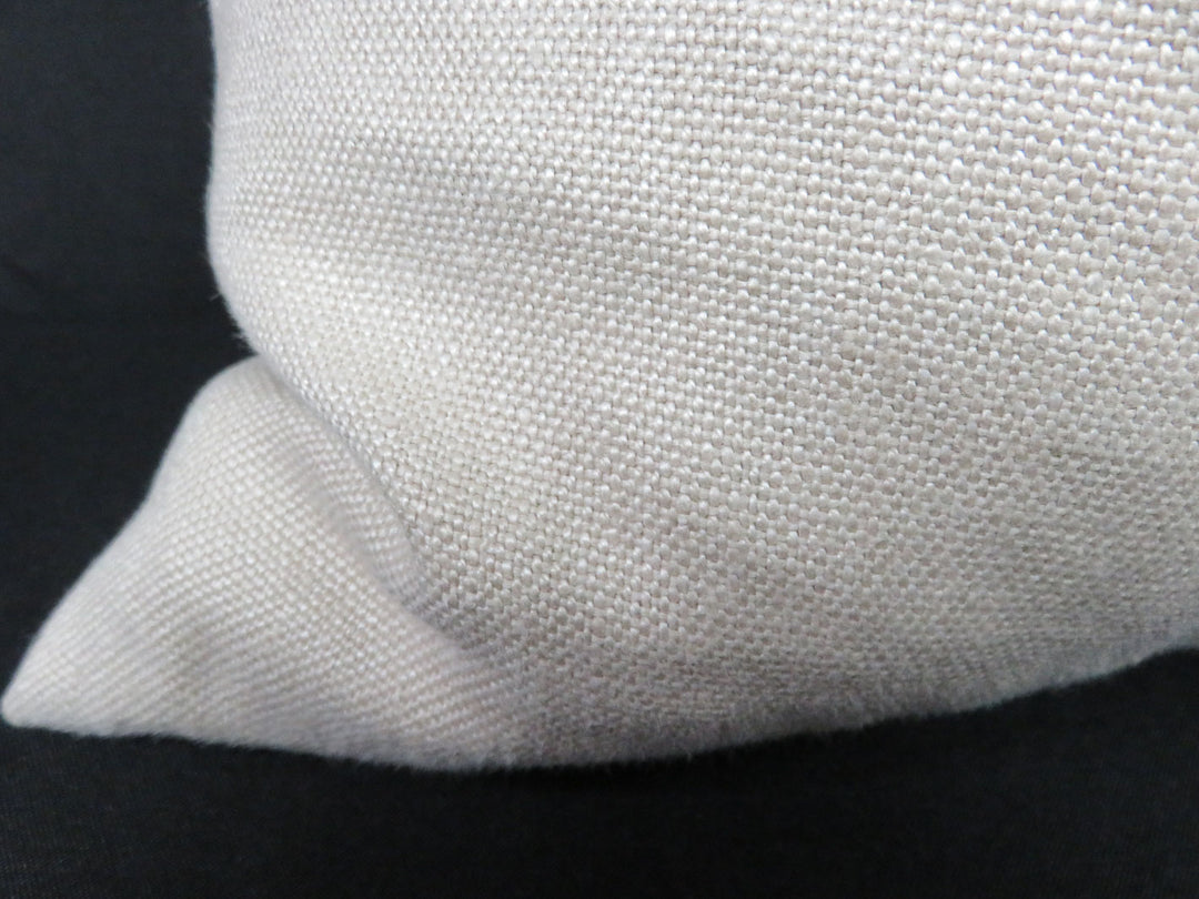 Beige LinenThrow Pillow